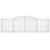 Coșuri gabion arcuite 17 buc, 300x50x80/100 cm, fier galvanizat GartenMobel Dekor