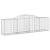 Coșuri gabion arcuite 17 buc, 300x50x80/100 cm, fier galvanizat GartenMobel Dekor