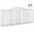 Coșuri gabion arcuite 7 buc. 300x50x120/140 cm, fier galvanizat GartenMobel Dekor