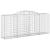 Coșuri gabion arcuite 17 buc. 300x50x120/140 cm fier galvanizat GartenMobel Dekor