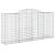 Coșuri gabion arcuite 13 buc, 300x50x140/160cm, fier galvanizat GartenMobel Dekor