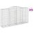 Coșuri gabion arcuite 5 buc, 300x50x160/180 cm, fier galvanizat GartenMobel Dekor
