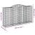 Coșuri gabion arcuite 5 buc, 300x50x160/180 cm, fier galvanizat GartenMobel Dekor