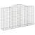 Coșuri gabion arcuite 11 buc, 300x50x160/180cm, fier galvanizat GartenMobel Dekor