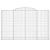 Coșuri gabion arcuite 3 buc, 300x50x180/200 cm, fier galvanizat GartenMobel Dekor