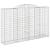 Coșuri gabion arcuite 5 buc, 300x50x180/200 cm, fier galvanizat GartenMobel Dekor