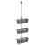 Raft suspendat pentru duș 30x15x(67-105) cm aluminiu GartenMobel Dekor