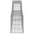 Coșuri gabion arcuite 3 buc, 400x30x40/60 cm, fier galvanizat GartenMobel Dekor