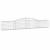 Coșuri gabion arcuite 3 buc, 400x30x60/80 cm, fier galvanizat GartenMobel Dekor