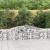 Coșuri gabion arcuite 3 buc, 400x30x60/80 cm, fier galvanizat GartenMobel Dekor