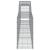 Coșuri gabion arcuite 3 buc, 400x30x60/80 cm, fier galvanizat GartenMobel Dekor