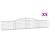 Coșuri gabion arcuite 5 buc, 400x30x60/80 cm, fier galvanizat GartenMobel Dekor