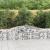 Coșuri gabion arcuite 5 buc, 400x30x60/80 cm, fier galvanizat GartenMobel Dekor