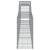 Coșuri gabion arcuite 15 buc, 400x30x60/80 cm, fier galvanizat GartenMobel Dekor