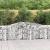 Coșuri gabion arcuite 20 buc, 400x30x80/100 cm, fier galvanizat GartenMobel Dekor