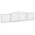 Coșuri gabion arcuite 25 buc, 400x30x80/100 cm, fier galvanizat GartenMobel Dekor