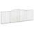 Coșuri gabion arcuite 15 buc. 400x30x120/140 cm fier galvanizat GartenMobel Dekor