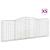 Coșuri gabion arcuite 5 buc, 400x30x140/160 cm, fier galvanizat GartenMobel Dekor