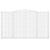 Coșuri gabion arcuite, 7 buc, 400x30x220/240cm, fier galvanizat GartenMobel Dekor