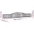 Coșuri gabion arcuite 5 buc, 400x50x40/60 cm, fier galvanizat GartenMobel Dekor