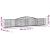 Coșuri gabion arcuite 3 buc, 400x50x60/80 cm, fier galvanizat GartenMobel Dekor