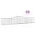 Coșuri gabion arcuite 5 buc, 400x50x60/80 cm, fier galvanizat GartenMobel Dekor