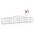 Coșuri gabion arcuite 7 buc, 400x50x60/80 cm, fier galvanizat GartenMobel Dekor