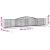 Coșuri gabion arcuite 9 buc, 400x50x60/80 cm, fier galvanizat GartenMobel Dekor
