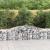 Coșuri gabion arcuite 15 buc, 400x50x60/80 cm, fier galvanizat GartenMobel Dekor