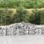 Coșuri gabion arcuite 25 buc, 400x50x60/80 cm, fier galvanizat GartenMobel Dekor
