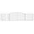 Coșuri gabion arcuite 9 buc, 400x50x80/100 cm, fier galvanizat GartenMobel Dekor