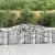 Coșuri gabion arcuite 15 buc, 400x50x80/100 cm, fier galvanizat GartenMobel Dekor