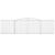 Coșuri gabion arcuite 3 buc, 400x50x100/120 cm fier galvanizat GartenMobel Dekor
