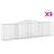 Coșuri gabion arcuite 9 buc, 400x50x100/120 cm fier galvanizat GartenMobel Dekor