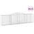 Coșuri gabion arcuite 15 buc, 400x50x100/120 cm fier galvanizat GartenMobel Dekor