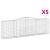 Coșuri gabion arcuite 5 buc, 400x50x120/140 cm, fier galvanizat GartenMobel Dekor