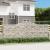 Coșuri gabion arcuite 3 buc, 400x50x140/160 cm, fier galvanizat GartenMobel Dekor