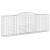 Coșuri gabion arcuite 3 buc, 400x50x140/160 cm, fier galvanizat GartenMobel Dekor