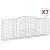 Coșuri gabion arcuite 7 buc, 400x50x140/160 cm, fier galvanizat GartenMobel Dekor