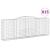 Coșuri gabion arcuite 15 buc, 400x50x140/160cm, fier galvanizat GartenMobel Dekor