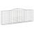Coșuri gabion arcuite 15 buc, 400x50x140/160cm, fier galvanizat GartenMobel Dekor