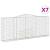 Coșuri gabion arcuite 7 buc. 400x50x160/180 cm, fier galvanizat GartenMobel Dekor