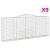 Coșuri gabion arcuite 9 buc. 400x50x160/180 cm, fier galvanizat GartenMobel Dekor