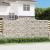 Coșuri gabion arcuite 3 buc, 400x50x180/200 cm, fier galvanizat GartenMobel Dekor