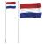 Steag Olanda și stâlp din aluminiu, 6,23 m GartenMobel Dekor
