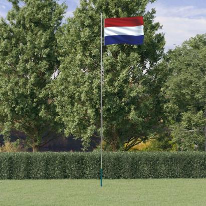 Steag Olanda și stâlp din aluminiu, 6,23 m GartenMobel Dekor