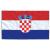 Steag Croația și stâlp din aluminiu, 6,23 m GartenMobel Dekor