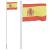 Steag Spania și stâlp din aluminiu, 6,23 m GartenMobel Dekor