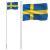 Steag Suedia și stâlp din aluminiu, 6,23 m GartenMobel Dekor