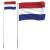 Steag Olanda și stâlp din aluminiu, 5,55 m GartenMobel Dekor